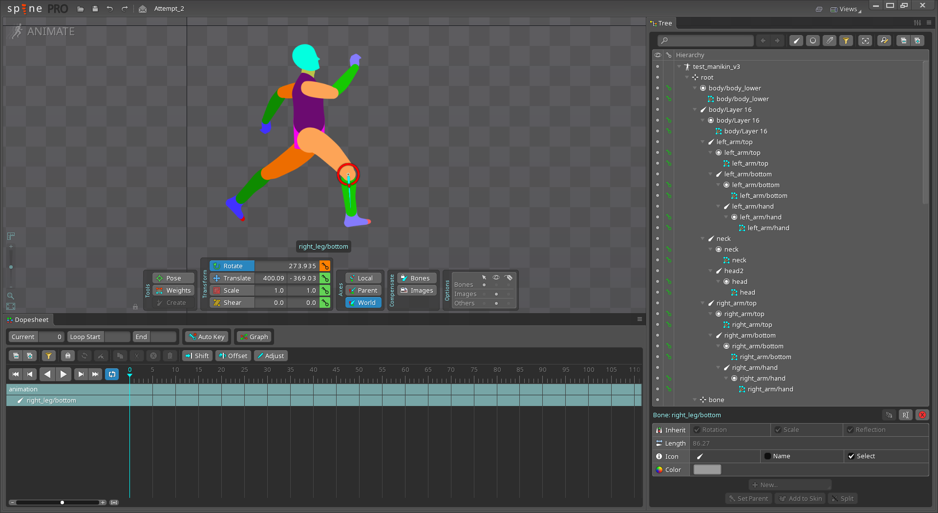 Experimenting with Spine